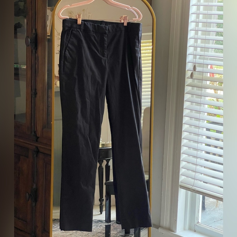 JCrew Women’s Black Tailored Trousers in 8 TALL